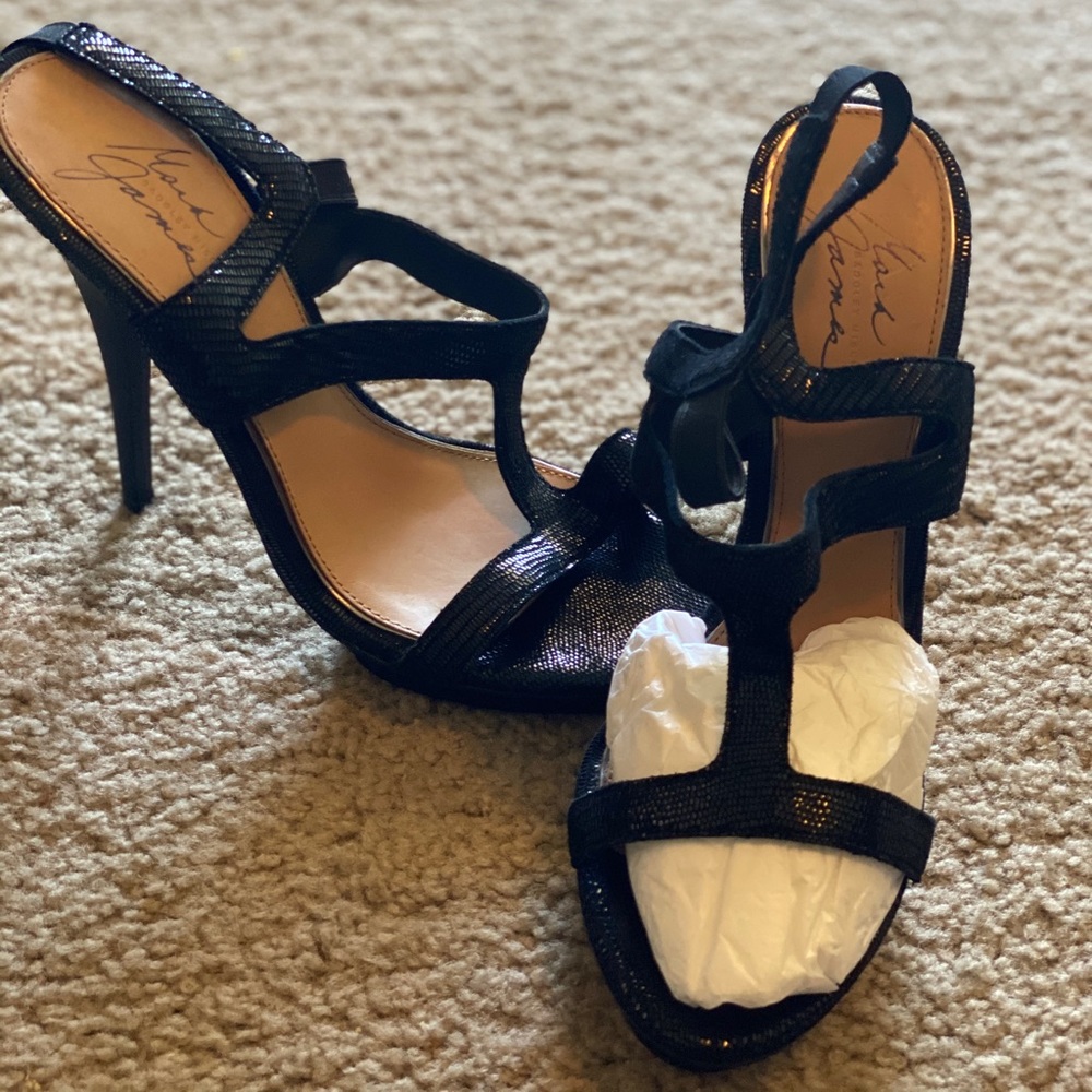 New Badgley Mischka by Mark+James sandals.
